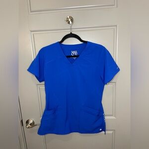 Barco One Small Royal Blue Scrub Top